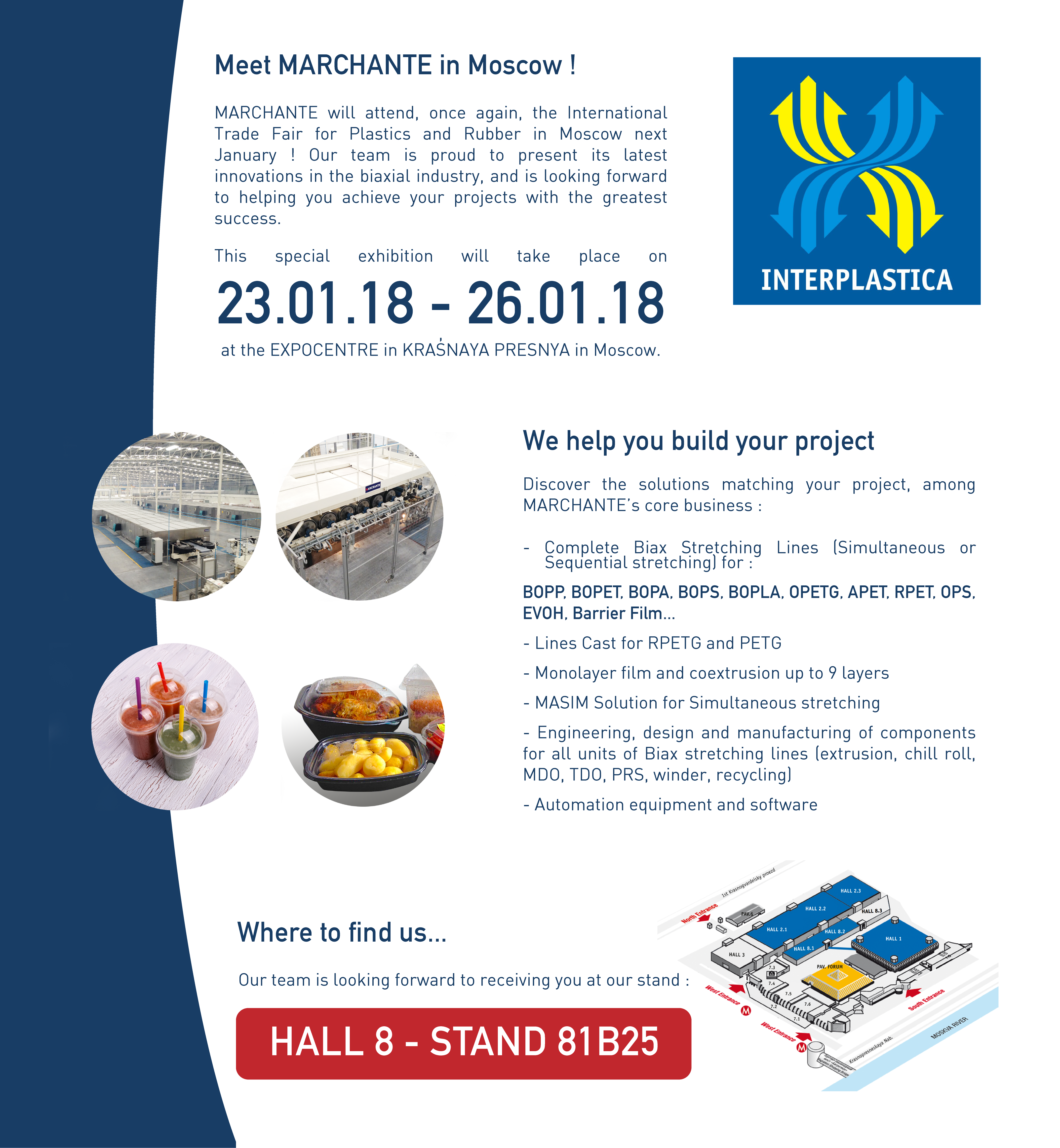 Marchante in Interplastica 2018 Marchante in Interplastica 2018