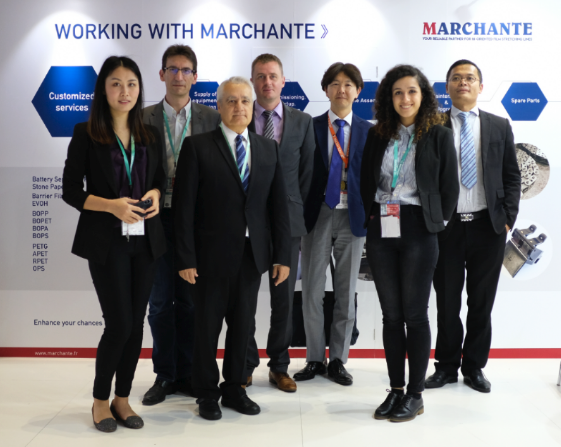 Marchante's team at Chinaplas 2018